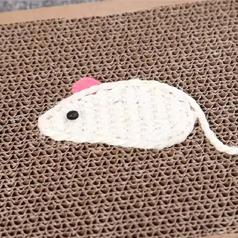 3 Pieces of Replaceable Cat Scratching Board, Indoor Cat Scratching Board, Cat Scratching Post, Cat Toy, Sisal Mouse