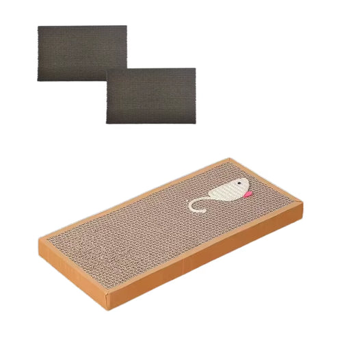 3 Pieces of Replaceable Cat Scratching Board, Indoor Cat Scratching Board, Cat Scratching Post, Cat Toy, Sisal Mouse